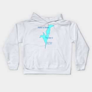 Home is Weare the Lake is Kids Hoodie